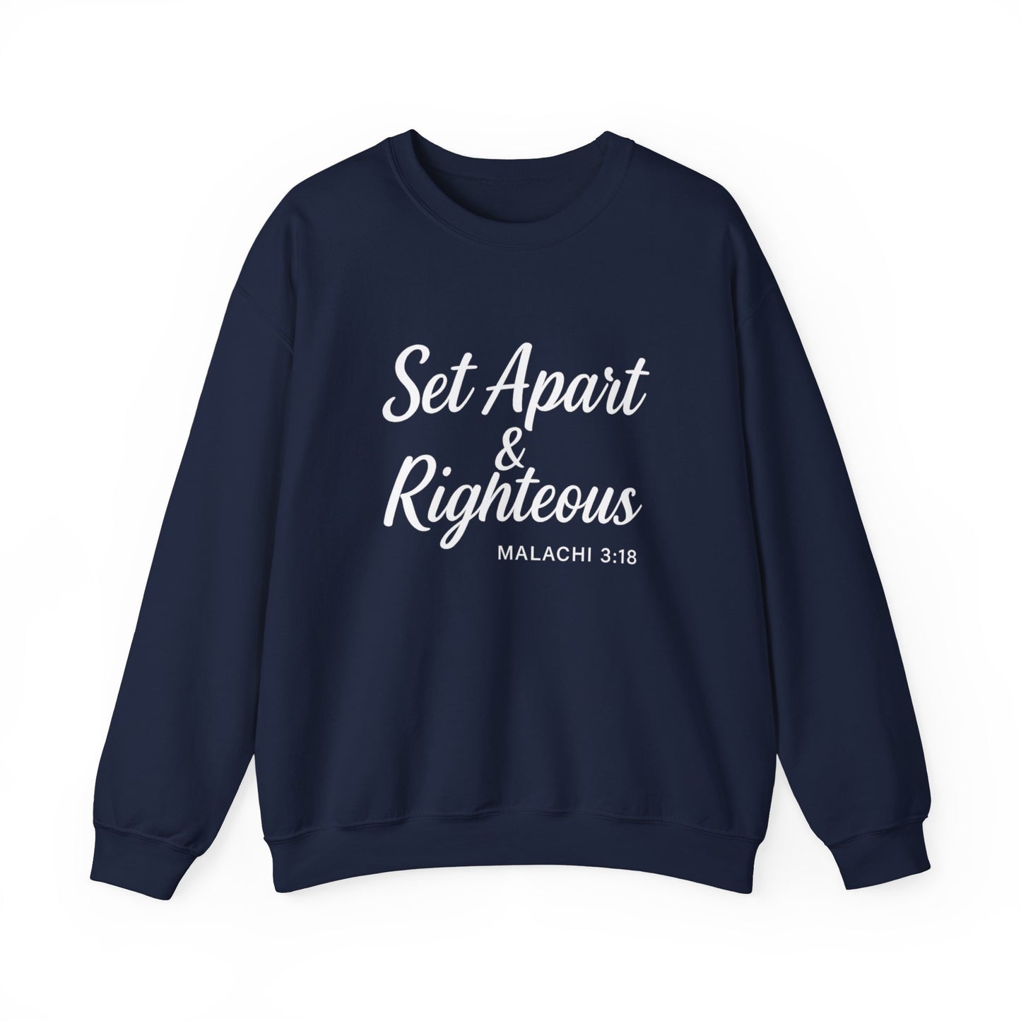 Set Apart & Righteous – Unisex Sweatshirt (Malachi 3:18)