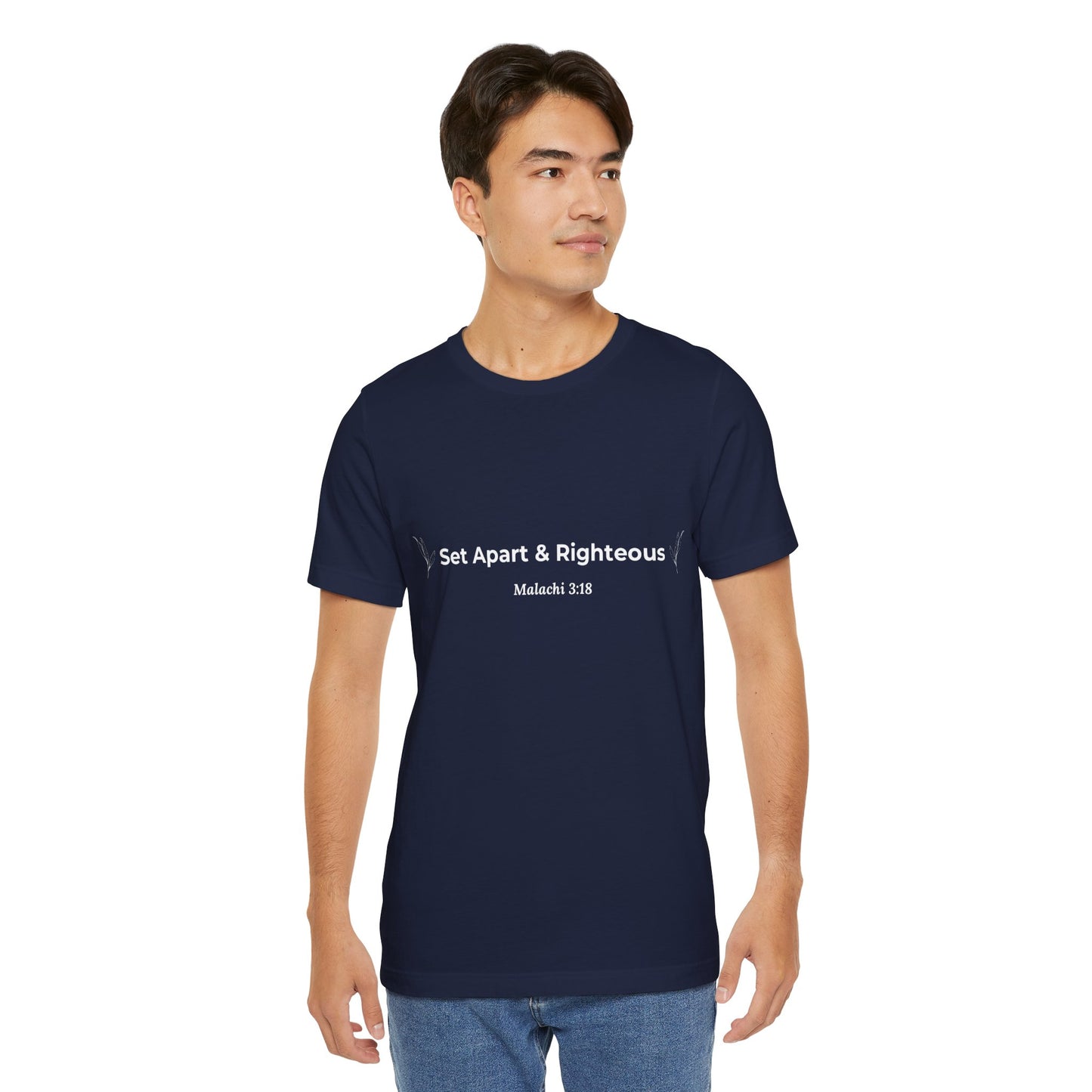Set Apart & Righteous – Unisex Soft Style T-Shirt (Malachi 3:18)