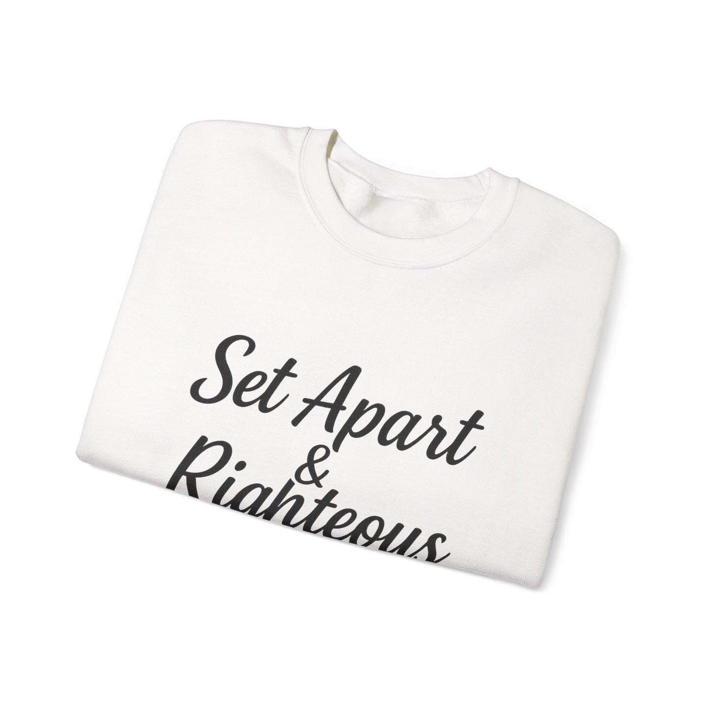 Set Apart & Righteous – Unisex Sweatshirt (Malachi 3:18)
