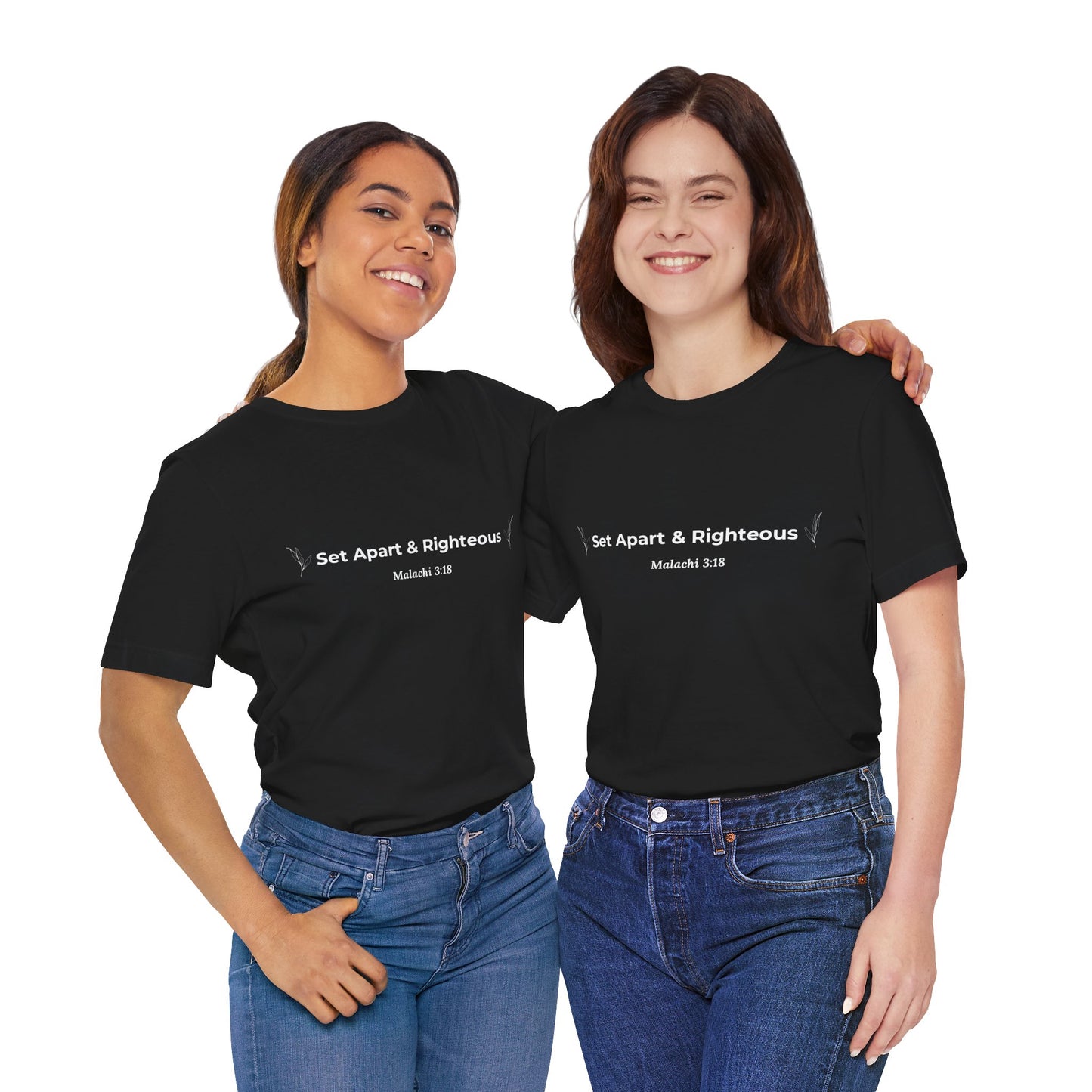 Set Apart & Righteous – Unisex Soft Style T-Shirt (Malachi 3:18)