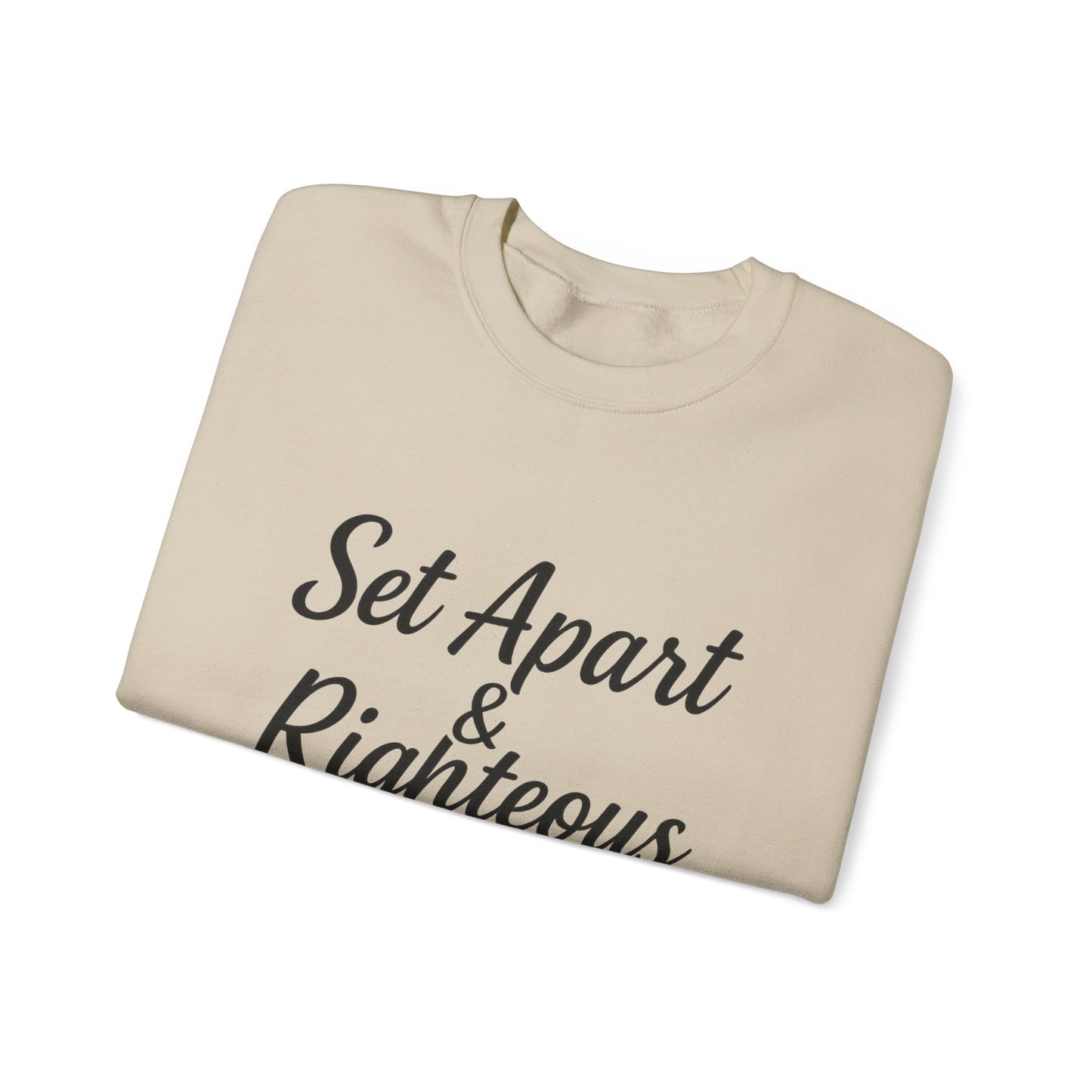 Set Apart & Righteous – Unisex Sweatshirt (Malachi 3:18)