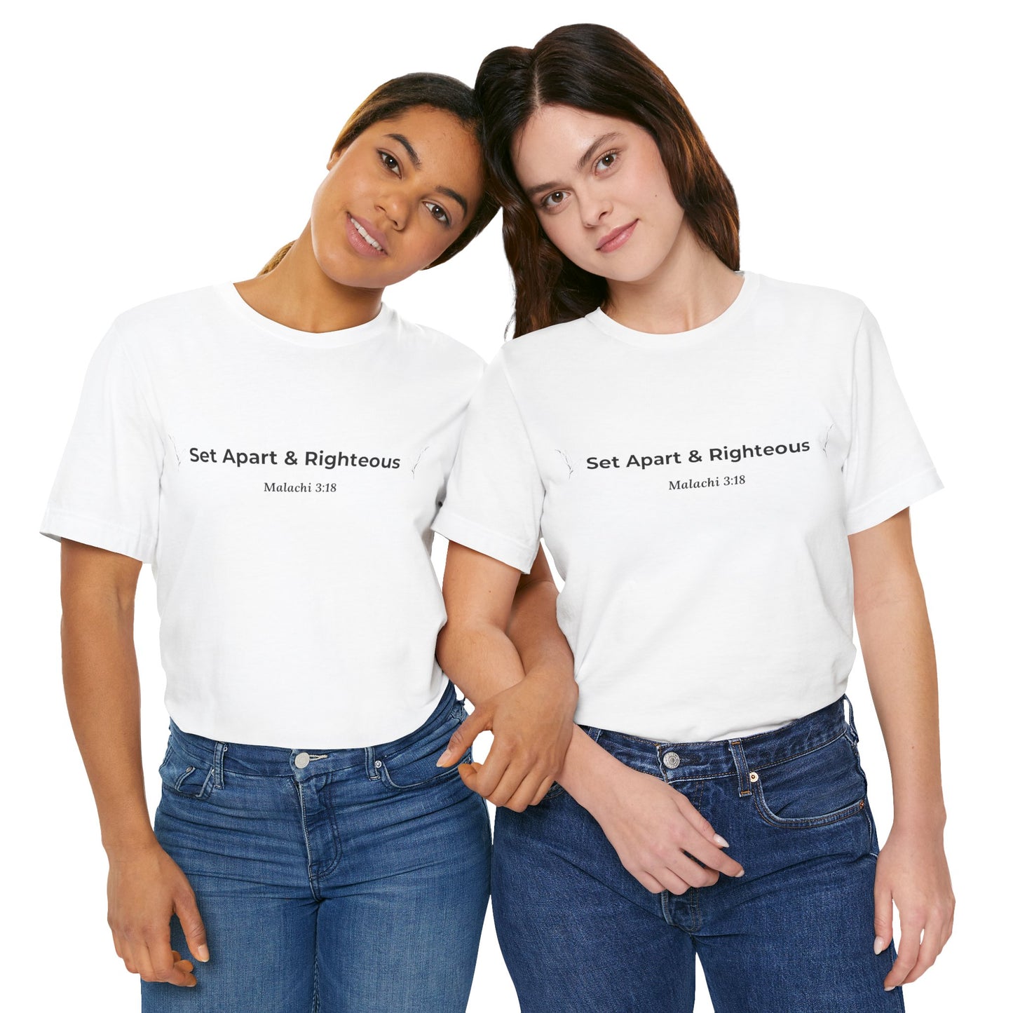 Set Apart & Righteous – Unisex Soft Style T-Shirt (Malachi 3:18)