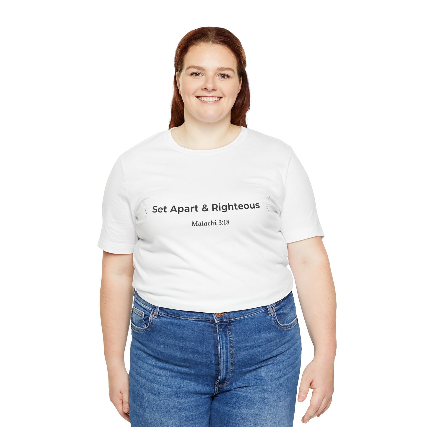 Set Apart & Righteous – Unisex Soft Style T-Shirt (Malachi 3:18)
