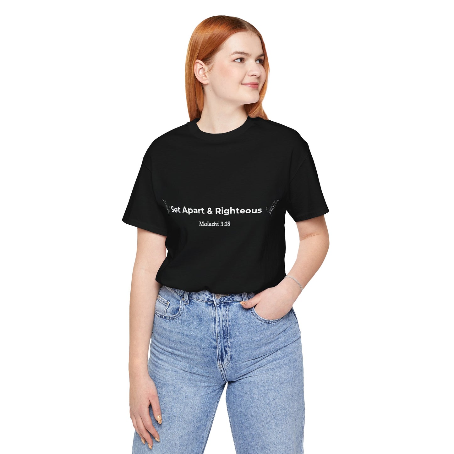 Set Apart & Righteous – Unisex Soft Style T-Shirt (Malachi 3:18)