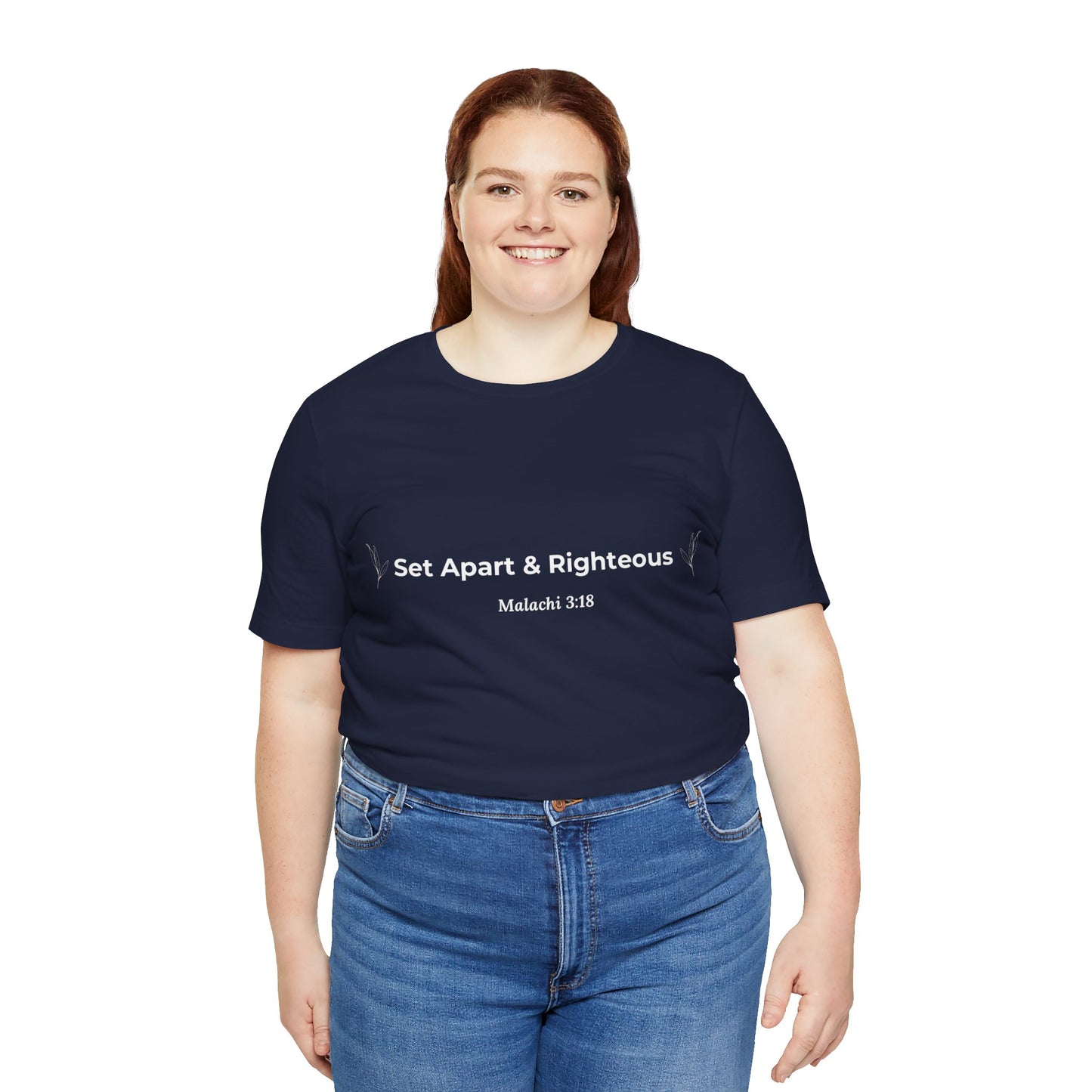 Set Apart & Righteous – Unisex Soft Style T-Shirt (Malachi 3:18)
