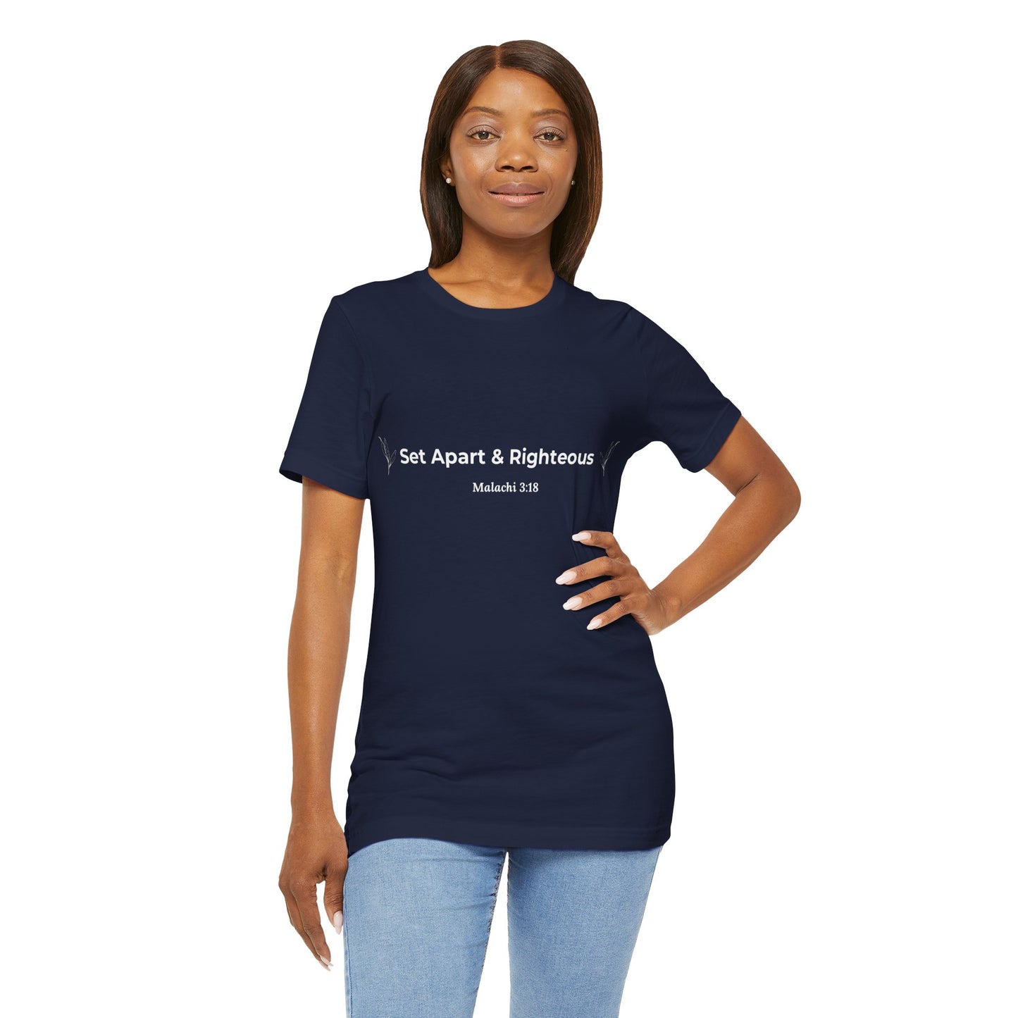 Set Apart & Righteous – Unisex Soft Style T-Shirt (Malachi 3:18)