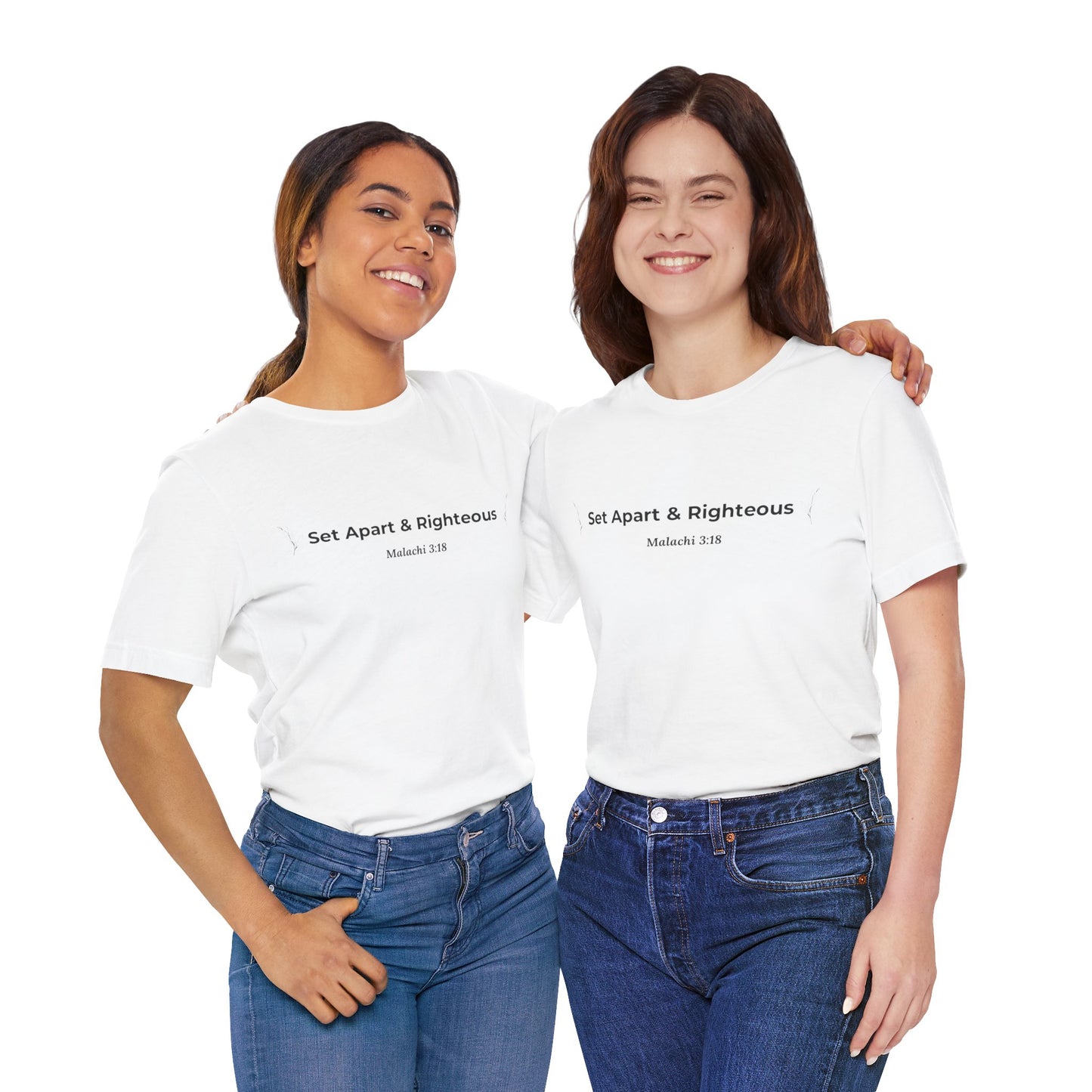 Set Apart & Righteous – Unisex Soft Style T-Shirt (Malachi 3:18)