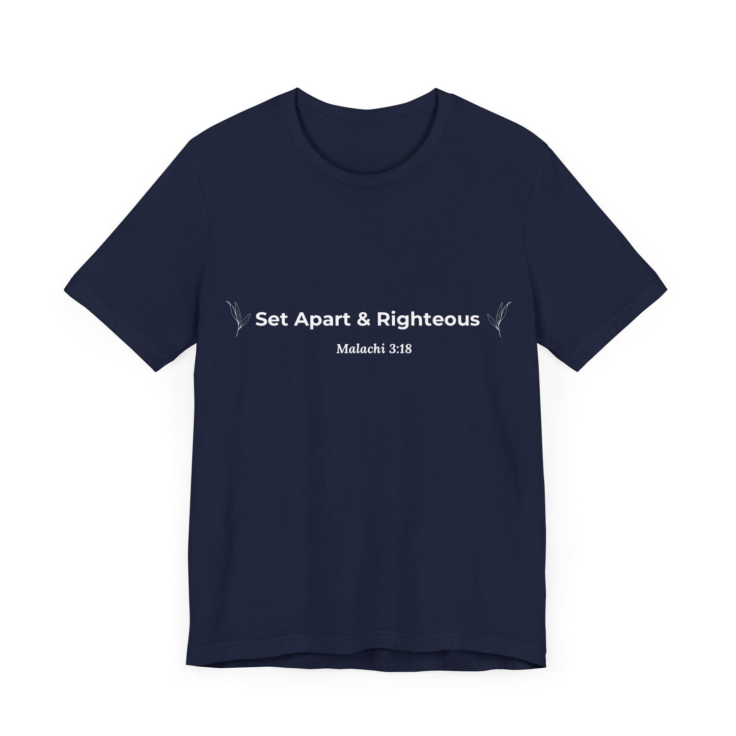 Set Apart & Righteous – Unisex Soft Style T-Shirt (Malachi 3:18)