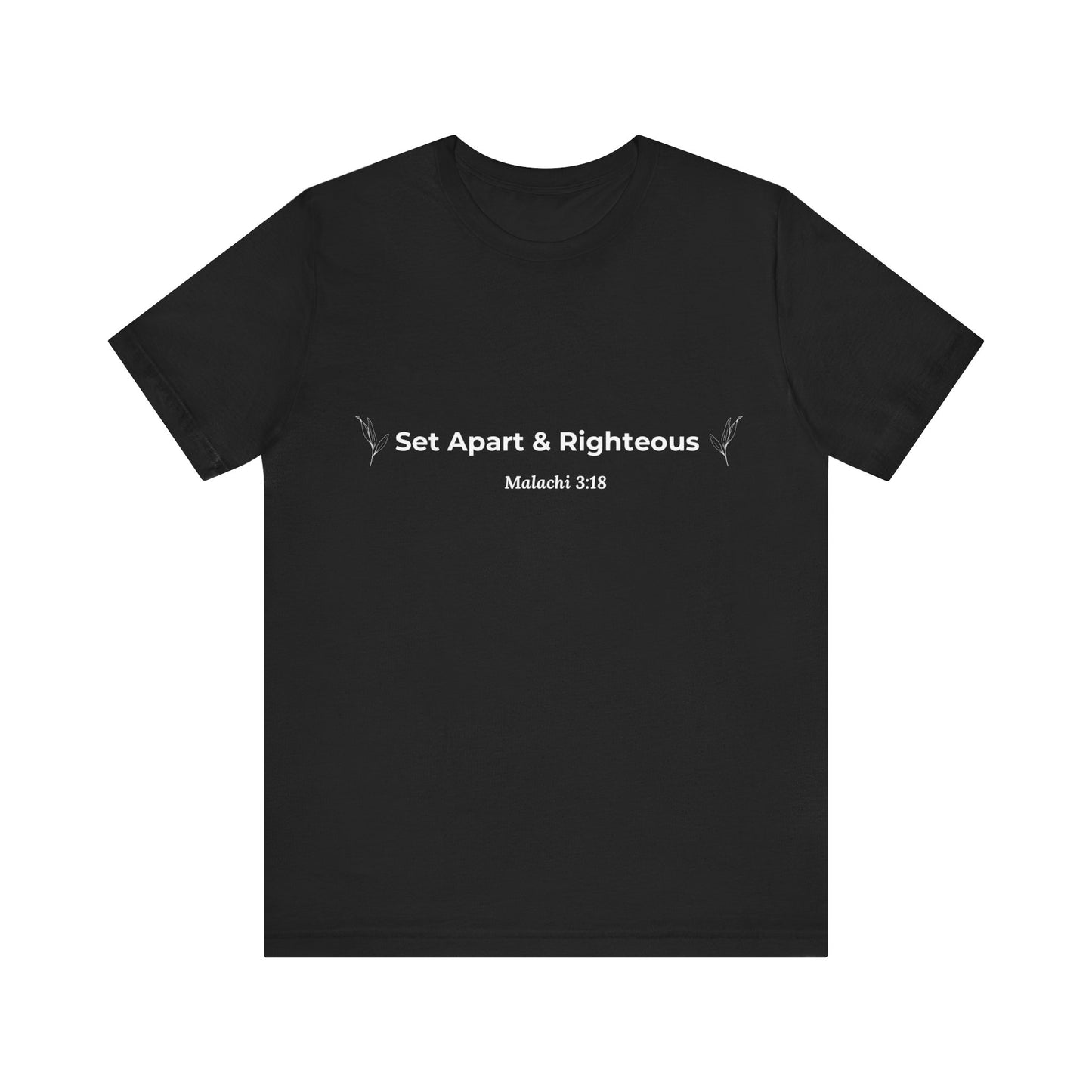 Set Apart & Righteous – Unisex Soft Style T-Shirt (Malachi 3:18)