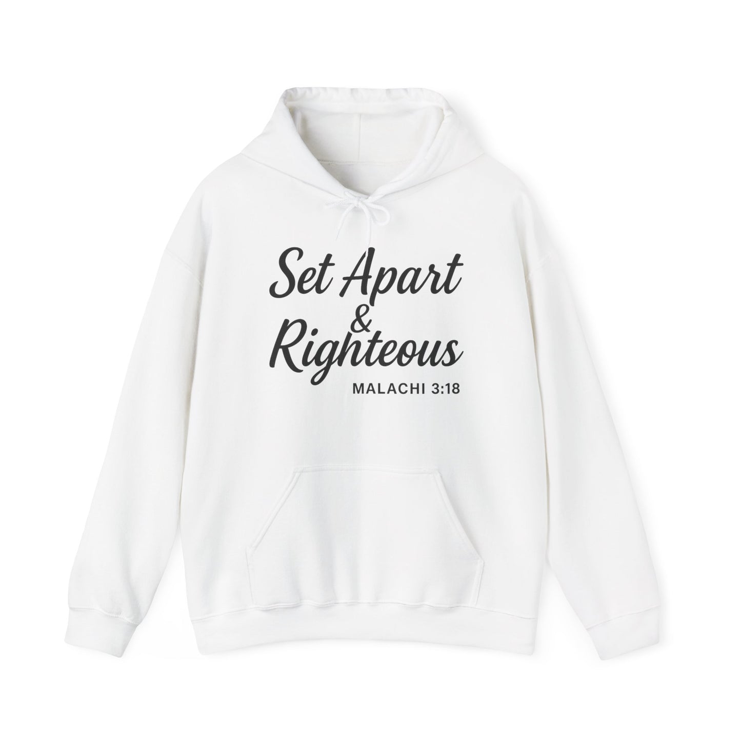 Set Apart & Righteous – Unisex Hoodie (Malachi 3:18)