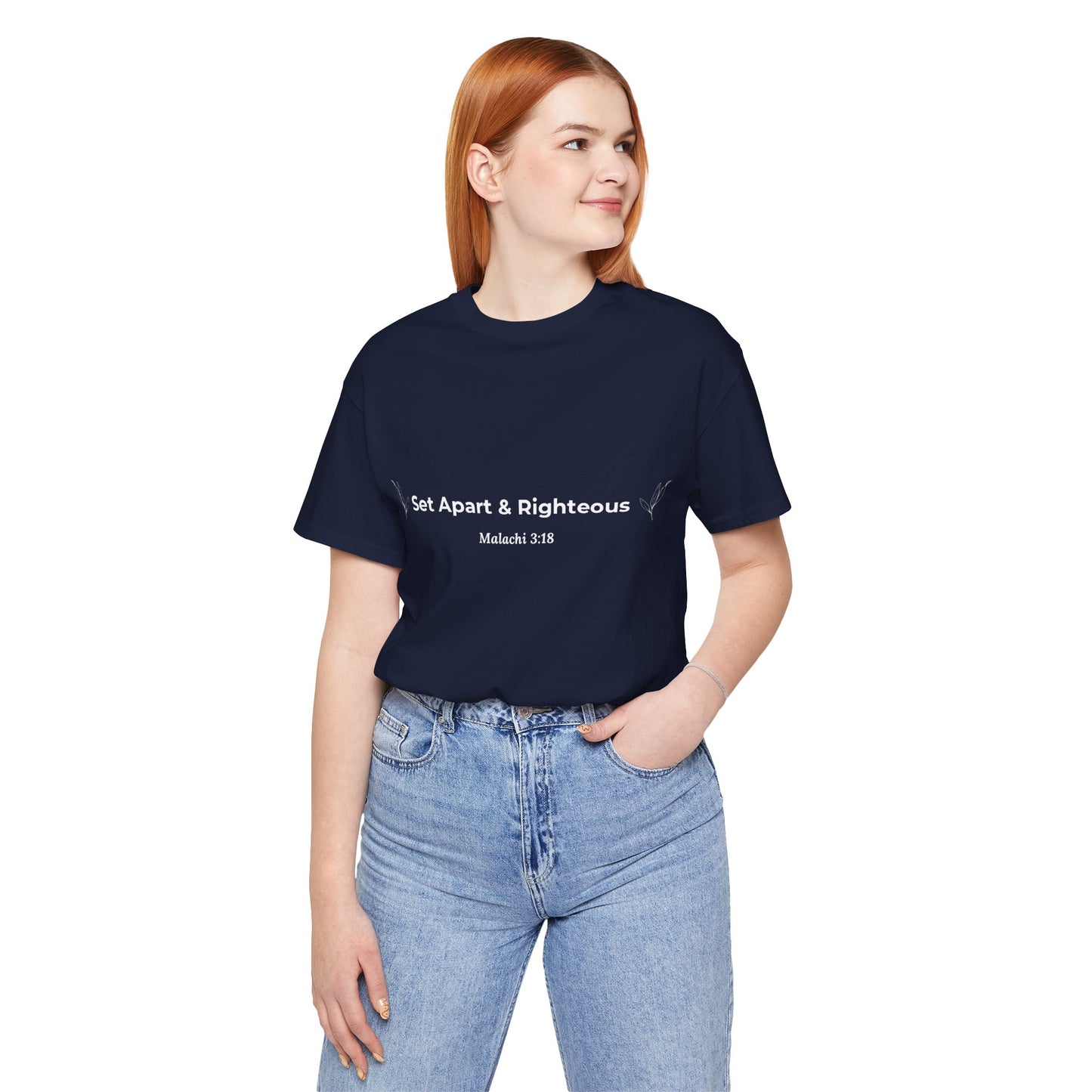 Set Apart & Righteous – Unisex Soft Style T-Shirt (Malachi 3:18)