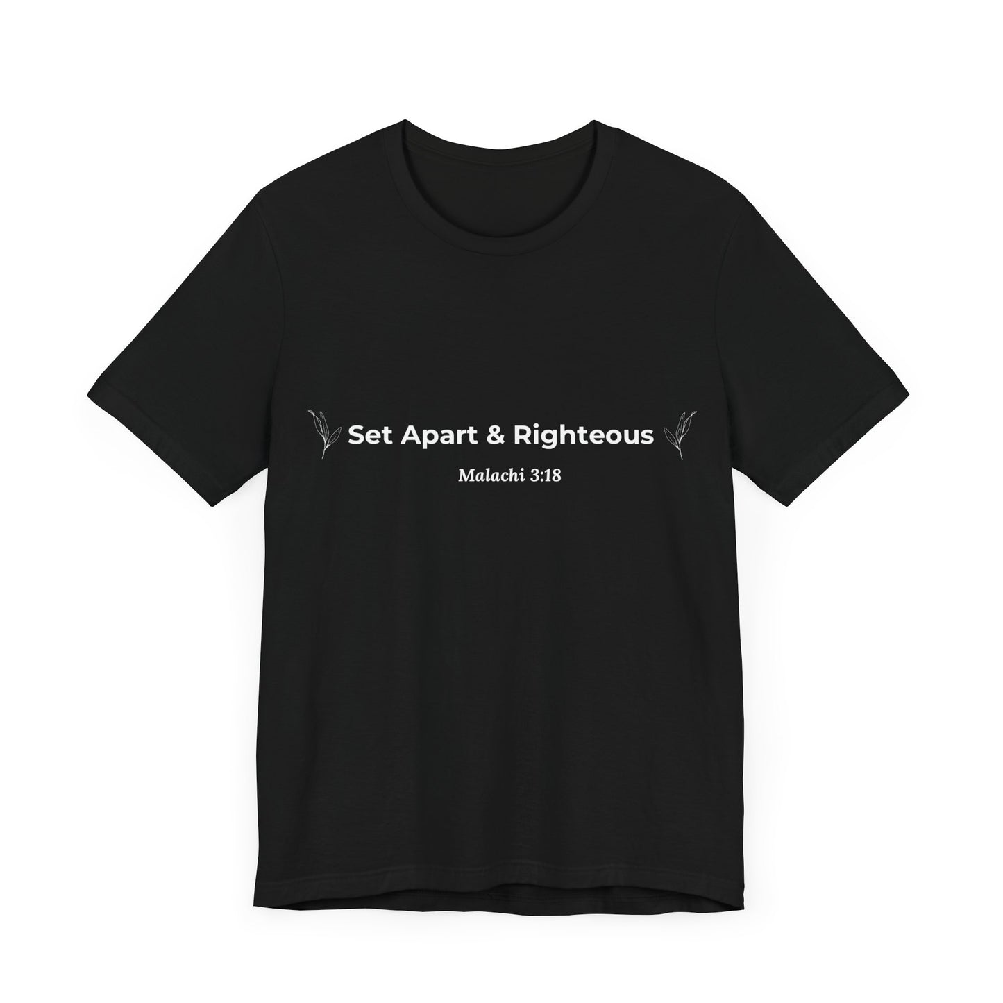 Set Apart & Righteous – Unisex Soft Style T-Shirt (Malachi 3:18)