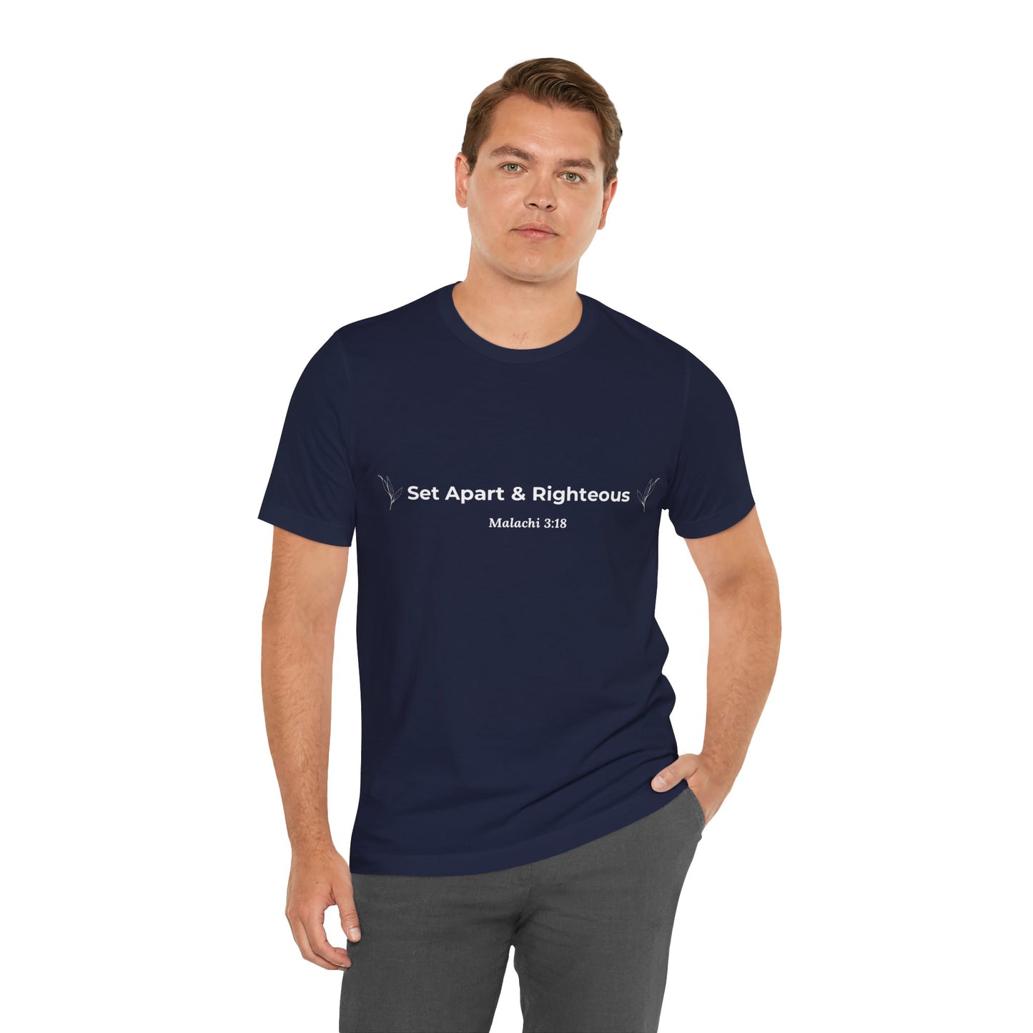 Set Apart & Righteous – Unisex Soft Style T-Shirt (Malachi 3:18)