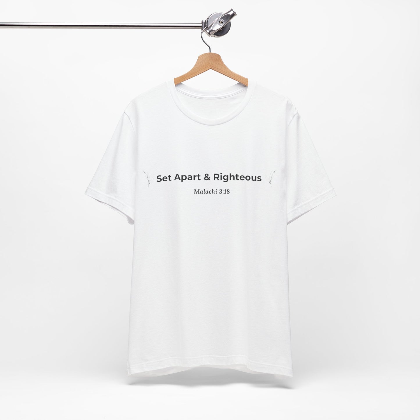 Set Apart & Righteous – Unisex Soft Style T-Shirt (Malachi 3:18)