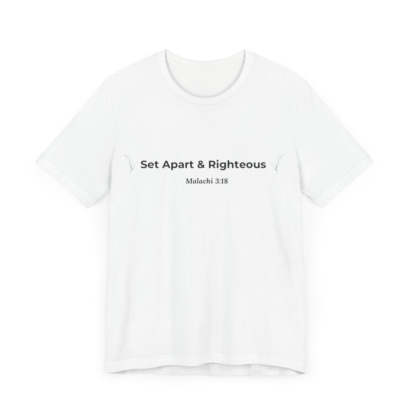Set Apart & Righteous – Unisex Soft Style T-Shirt (Malachi 3:18)