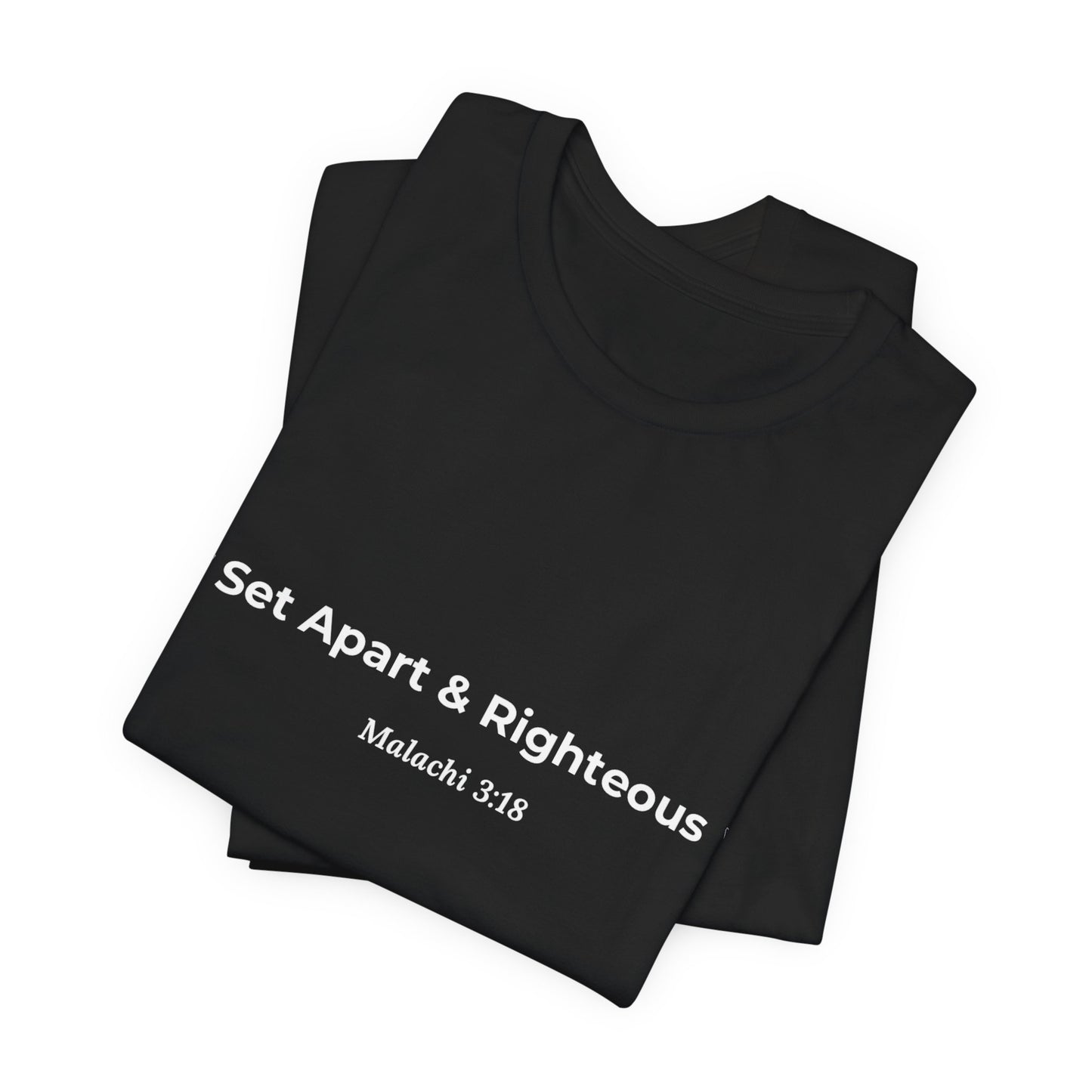 Set Apart & Righteous – Unisex Soft Style T-Shirt (Malachi 3:18)
