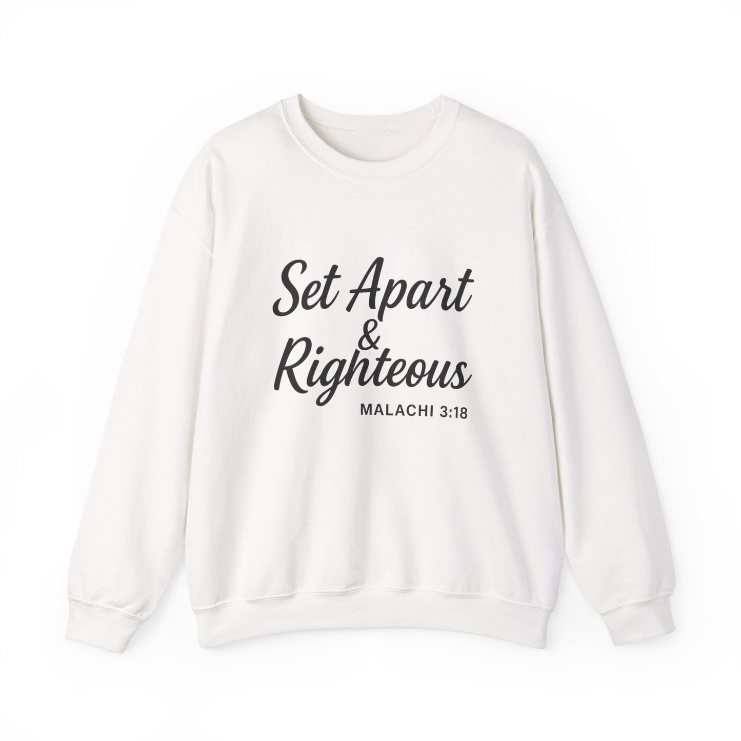 Set Apart & Righteous – Unisex Sweatshirt (Malachi 3:18)