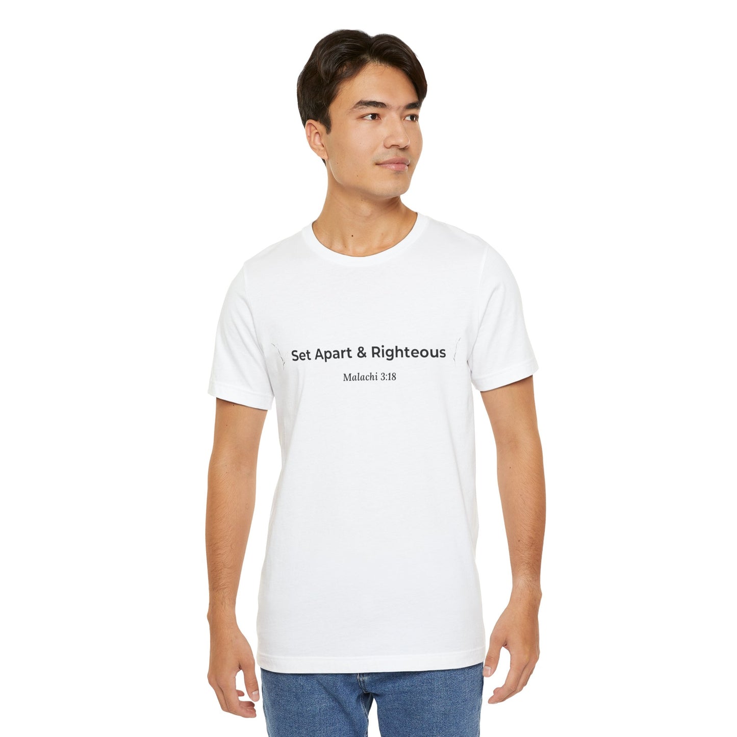 Set Apart & Righteous – Unisex Soft Style T-Shirt (Malachi 3:18)