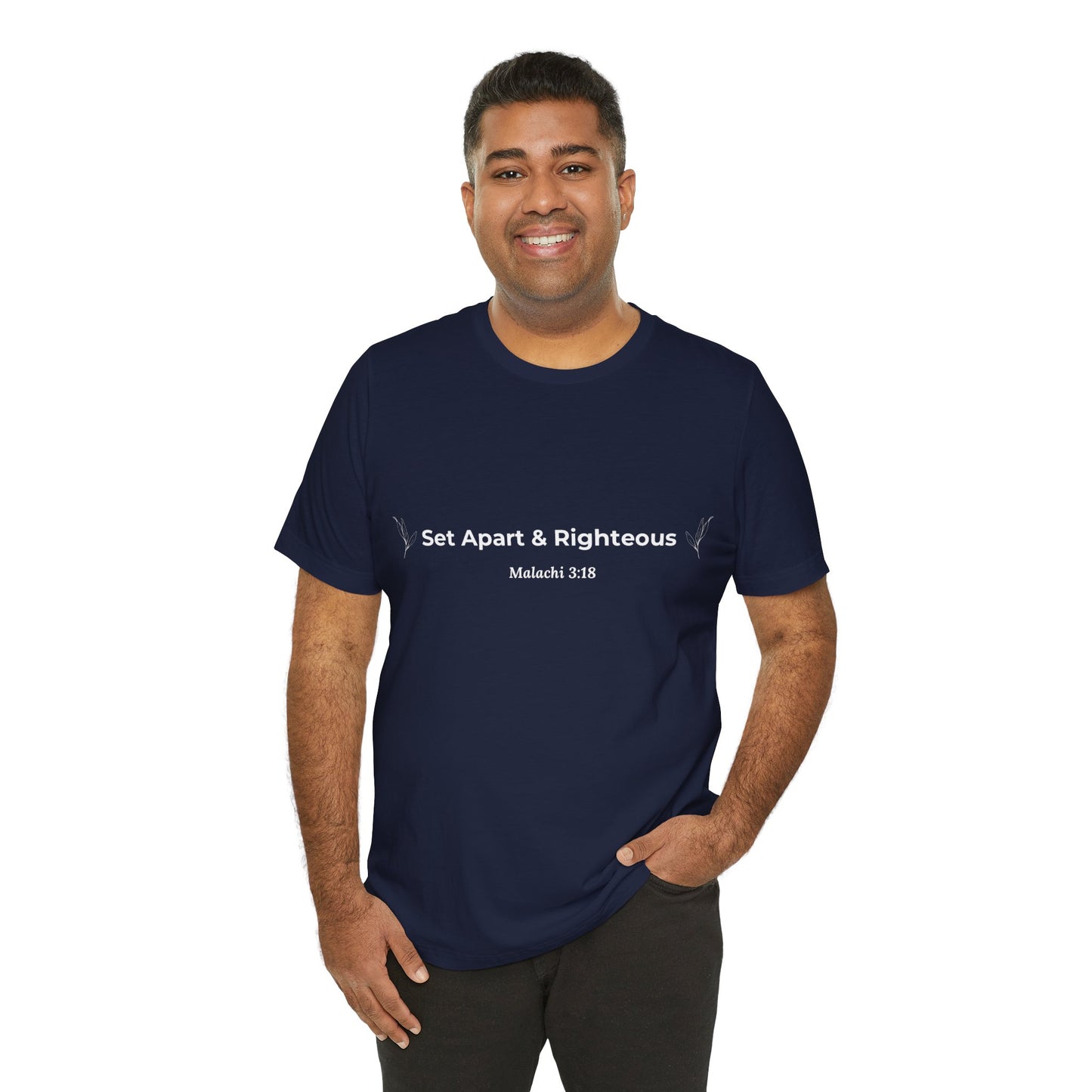 Set Apart & Righteous – Unisex Soft Style T-Shirt (Malachi 3:18)