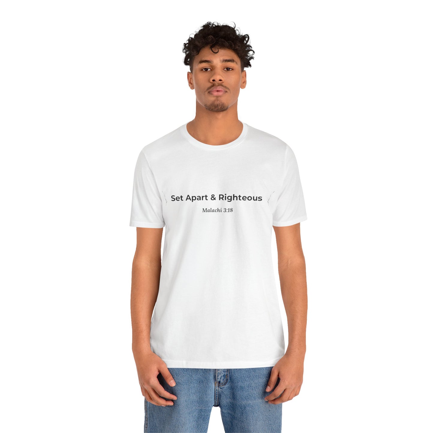Set Apart & Righteous – Unisex Soft Style T-Shirt (Malachi 3:18)
