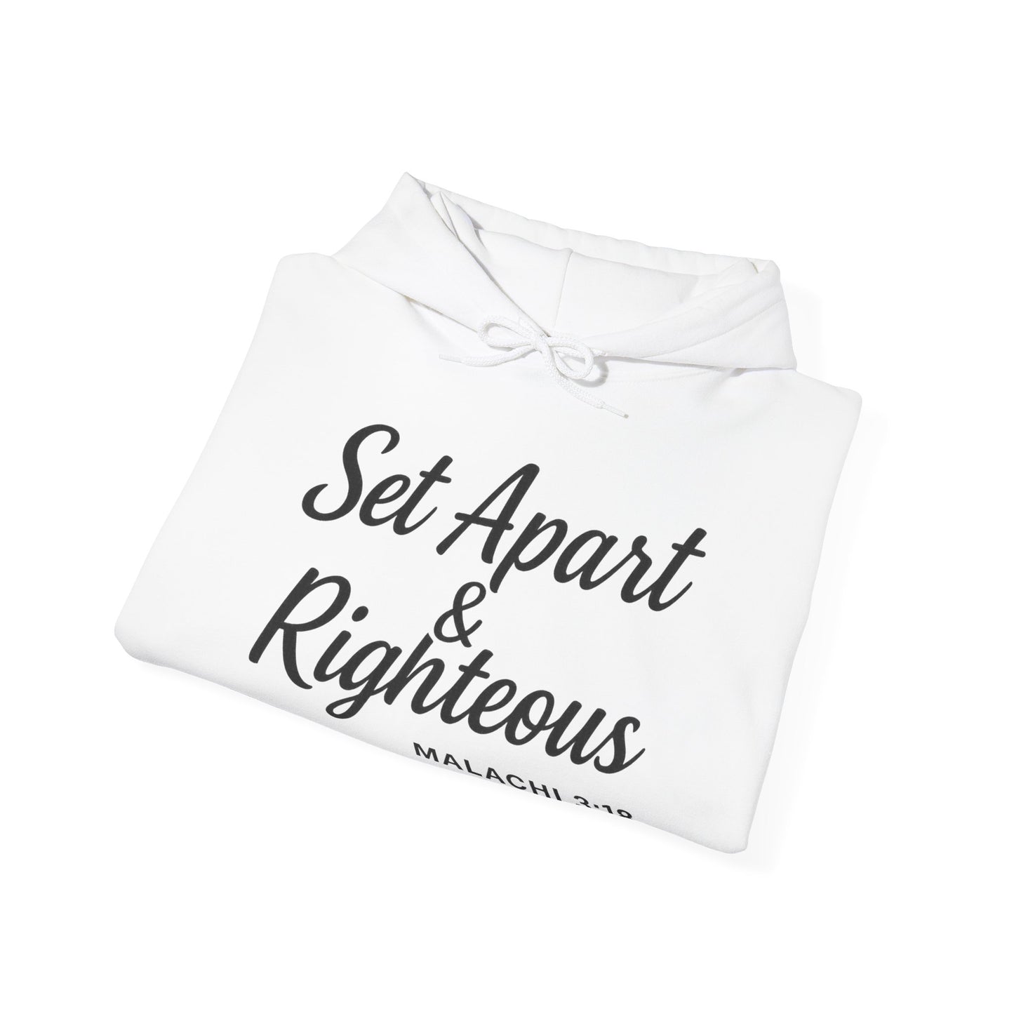 Set Apart & Righteous – Unisex Hoodie (Malachi 3:18)