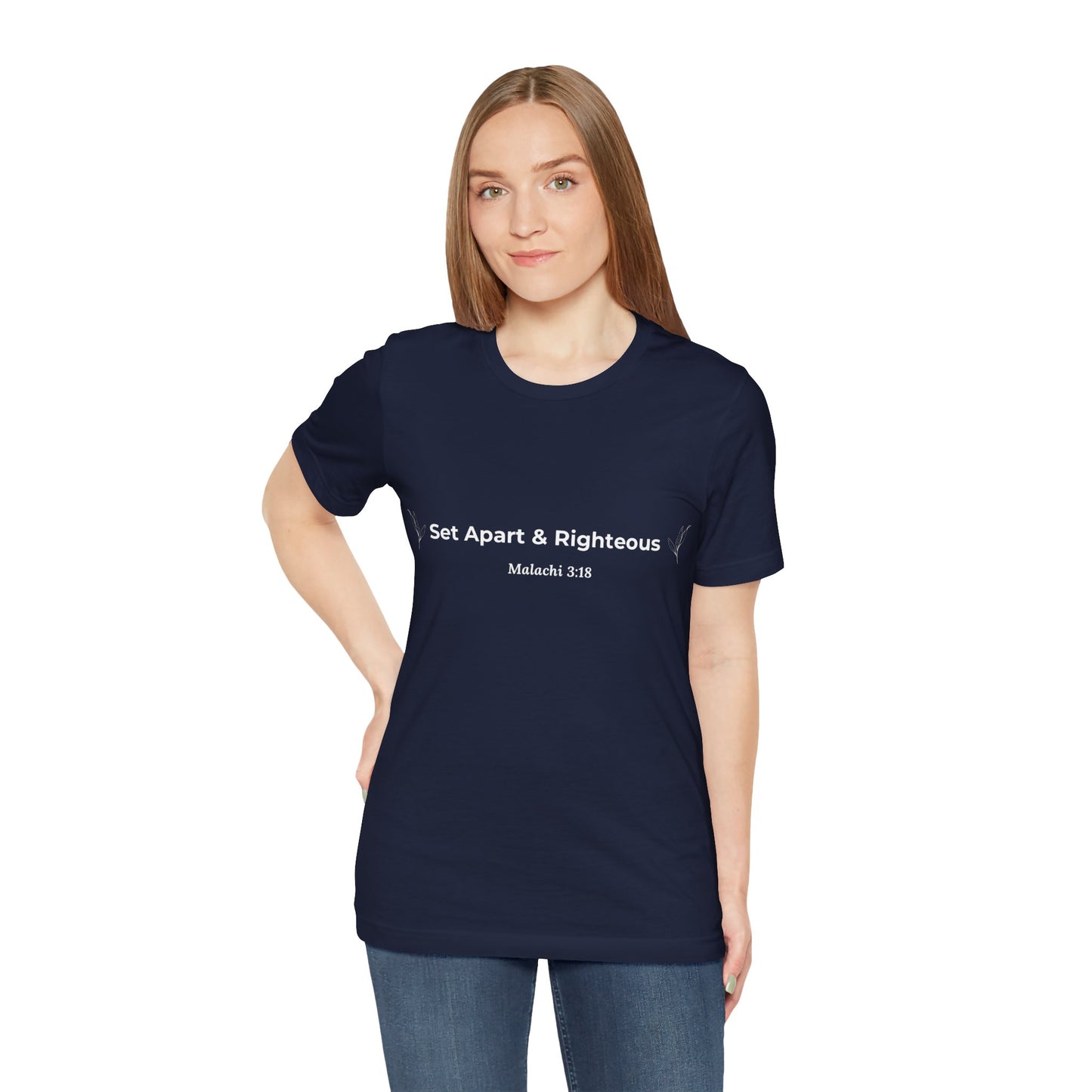Set Apart & Righteous – Unisex Soft Style T-Shirt (Malachi 3:18)