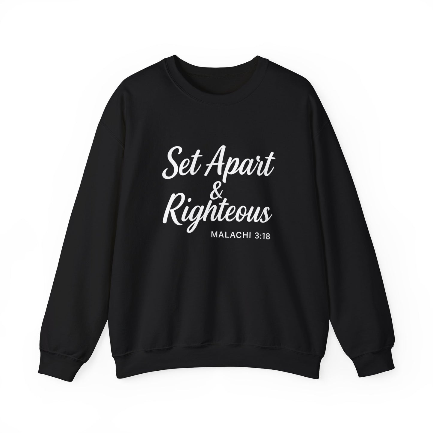 Set Apart & Righteous – Unisex Sweatshirt (Malachi 3:18)