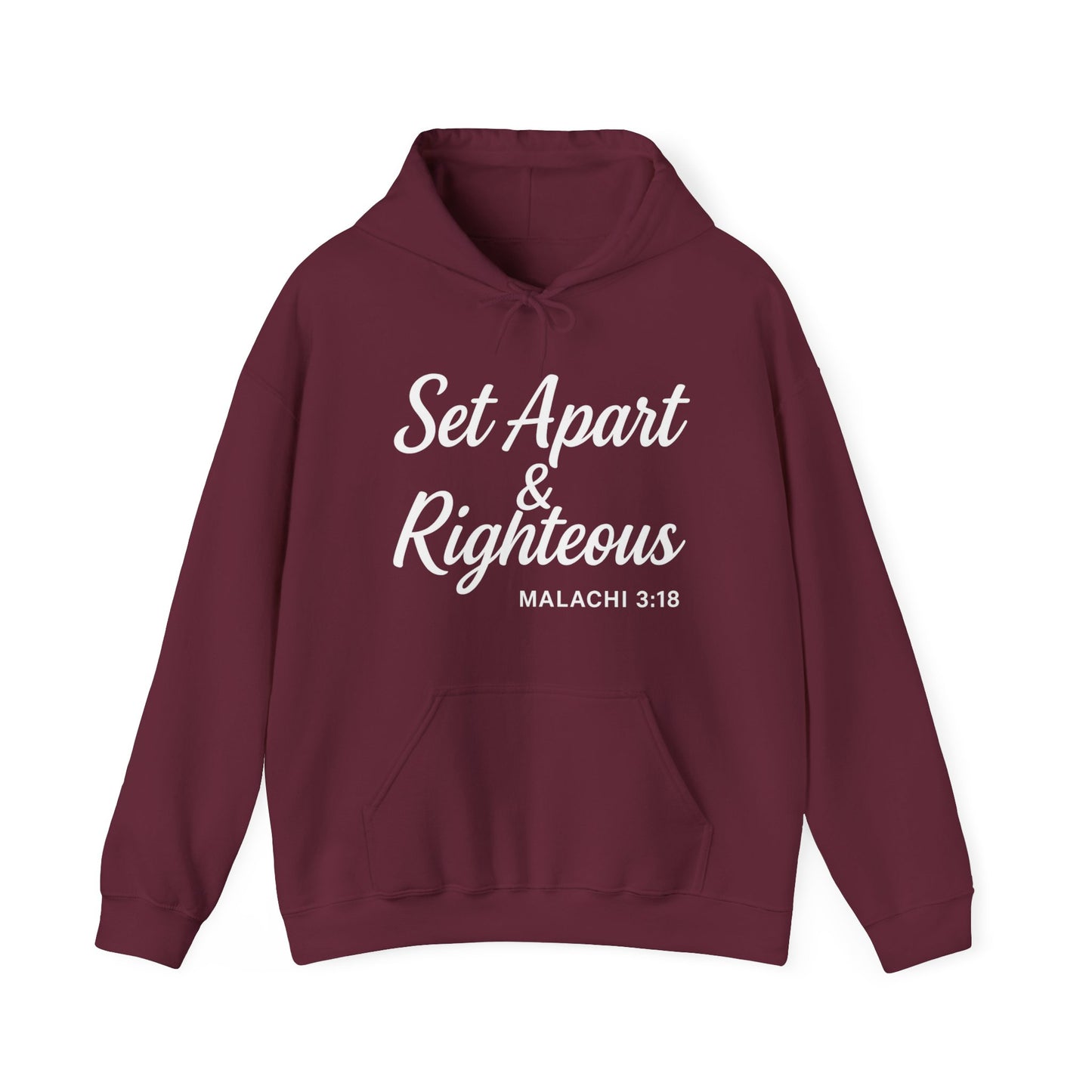 Set Apart & Righteous – Unisex Hoodie (Malachi 3:18)