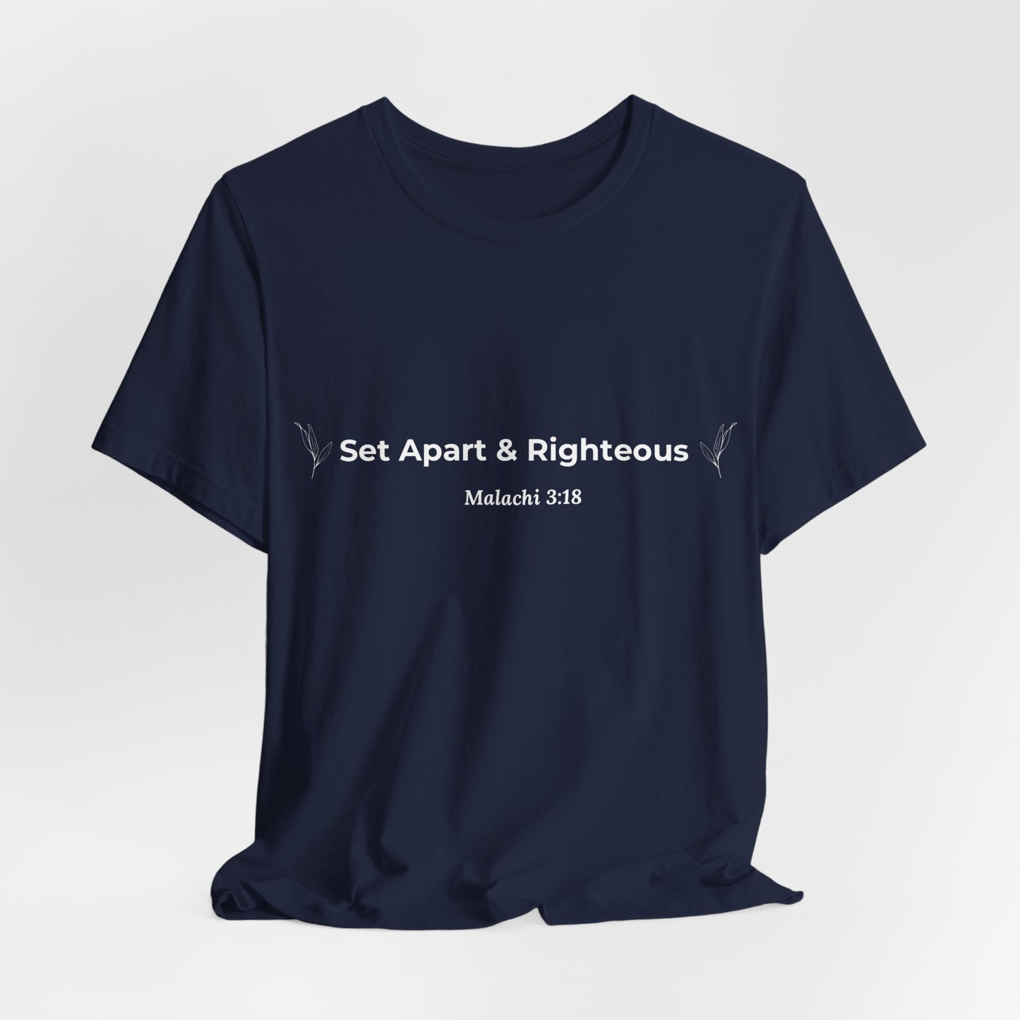 Set Apart & Righteous – Unisex Soft Style T-Shirt (Malachi 3:18)