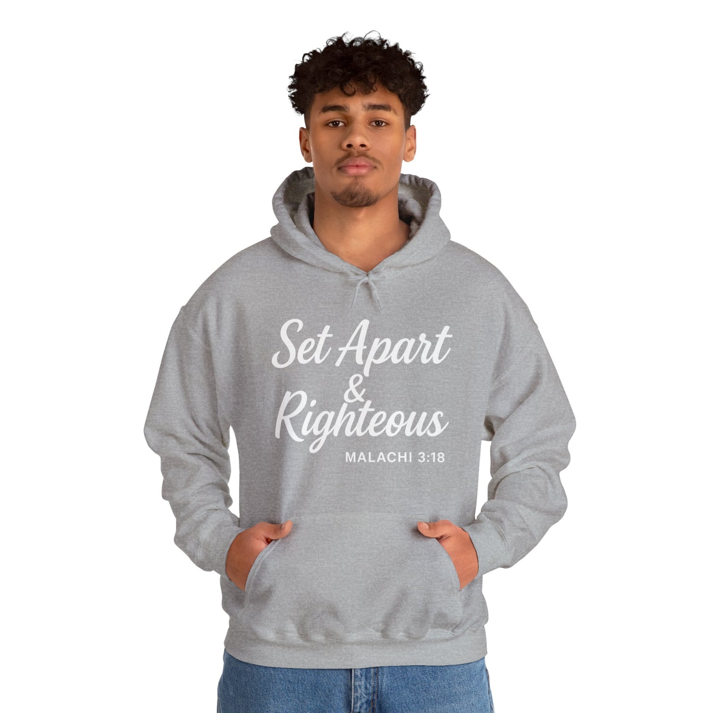 Set Apart & Righteous – Unisex Hoodie (Malachi 3:18)
