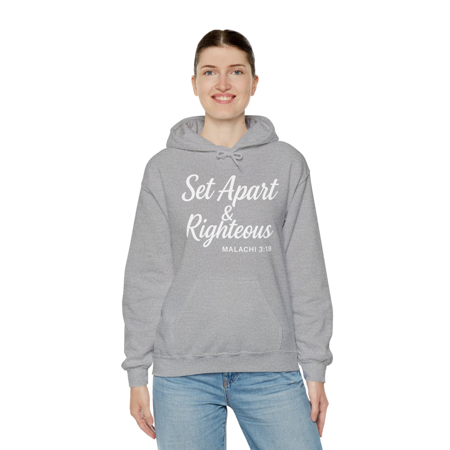 Set Apart & Righteous – Unisex Hoodie (Malachi 3:18)
