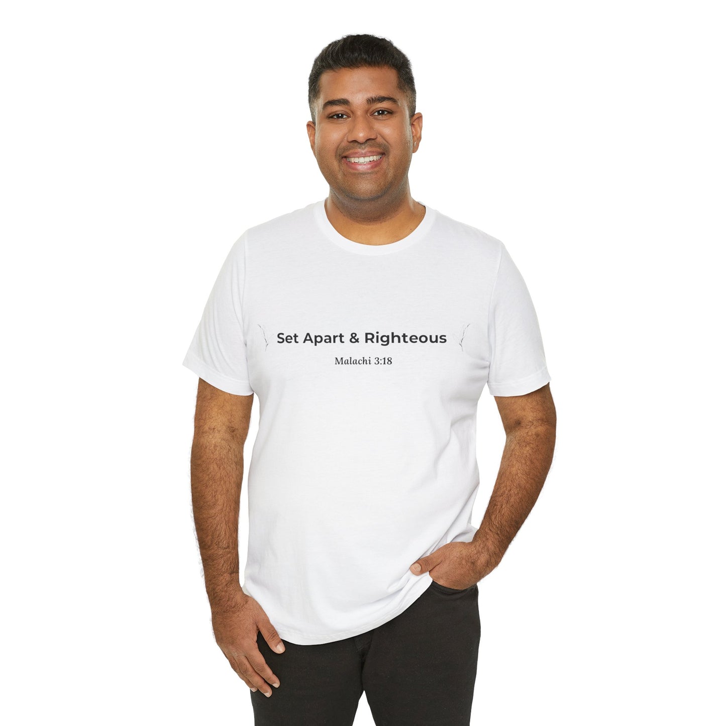 Set Apart & Righteous – Unisex Soft Style T-Shirt (Malachi 3:18)