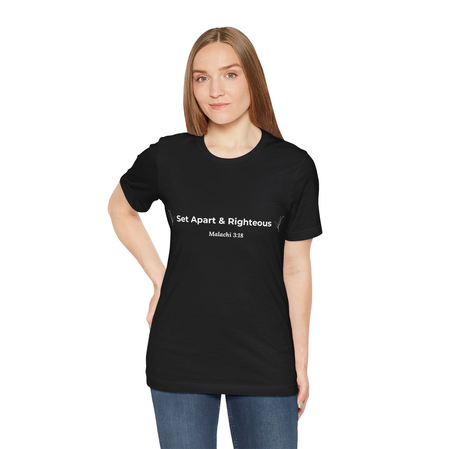 Set Apart & Righteous – Unisex Soft Style T-Shirt (Malachi 3:18)