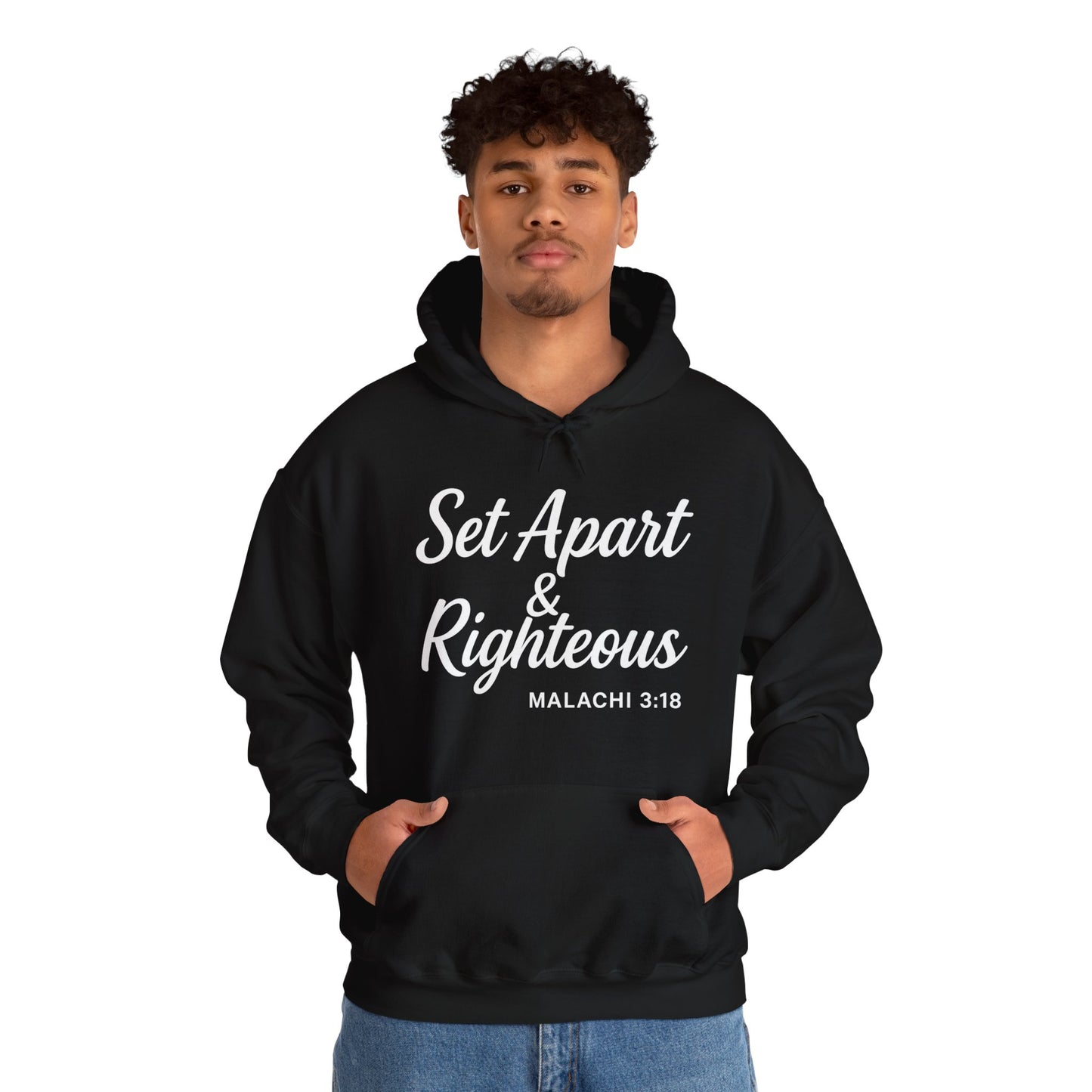 Set Apart & Righteous – Unisex Hoodie (Malachi 3:18)