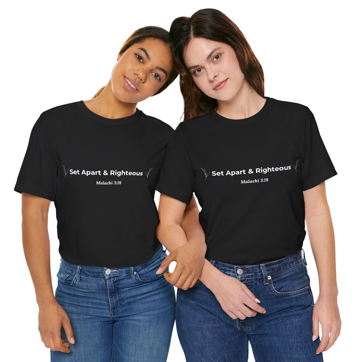 Set Apart & Righteous – Unisex Soft Style T-Shirt (Malachi 3:18)