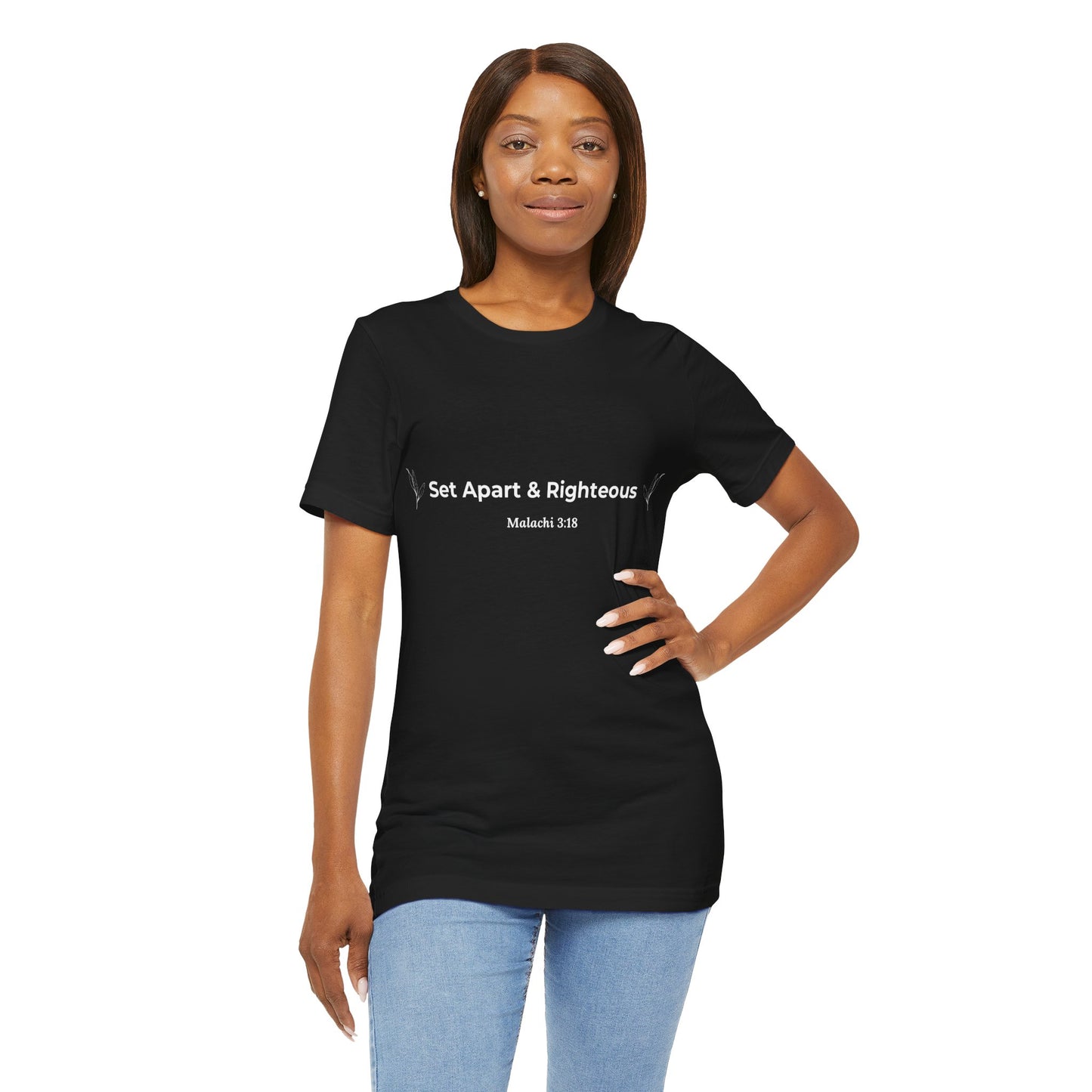 Set Apart & Righteous – Unisex Soft Style T-Shirt (Malachi 3:18)