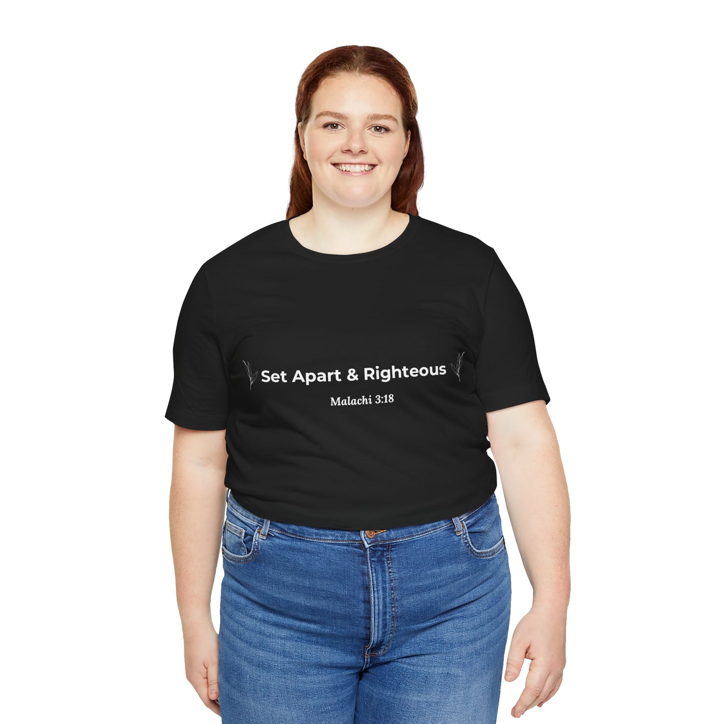 Set Apart & Righteous – Unisex Soft Style T-Shirt (Malachi 3:18)