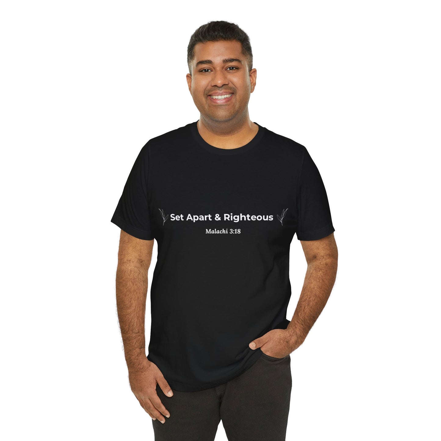Set Apart & Righteous – Unisex Soft Style T-Shirt (Malachi 3:18)