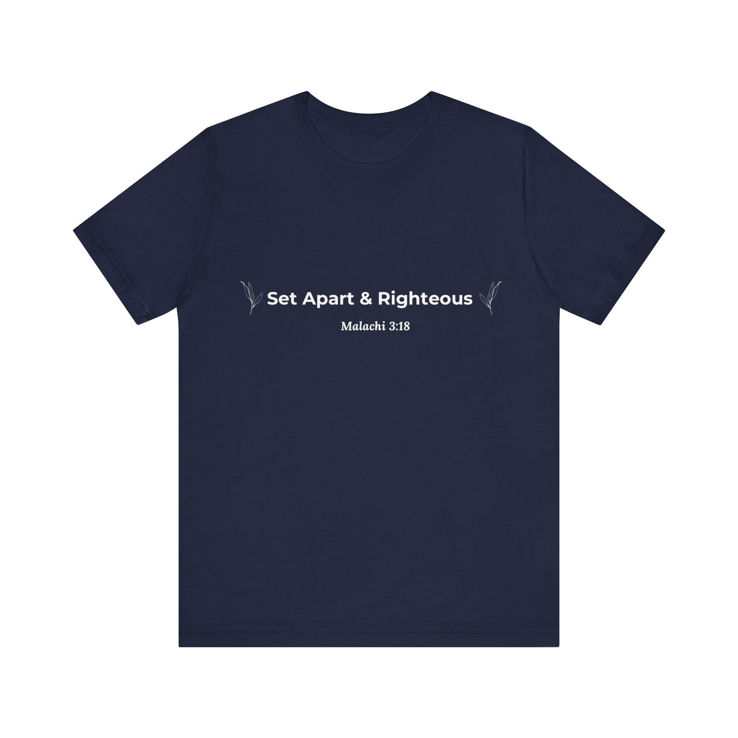 Set Apart & Righteous – Unisex Soft Style T-Shirt (Malachi 3:18)