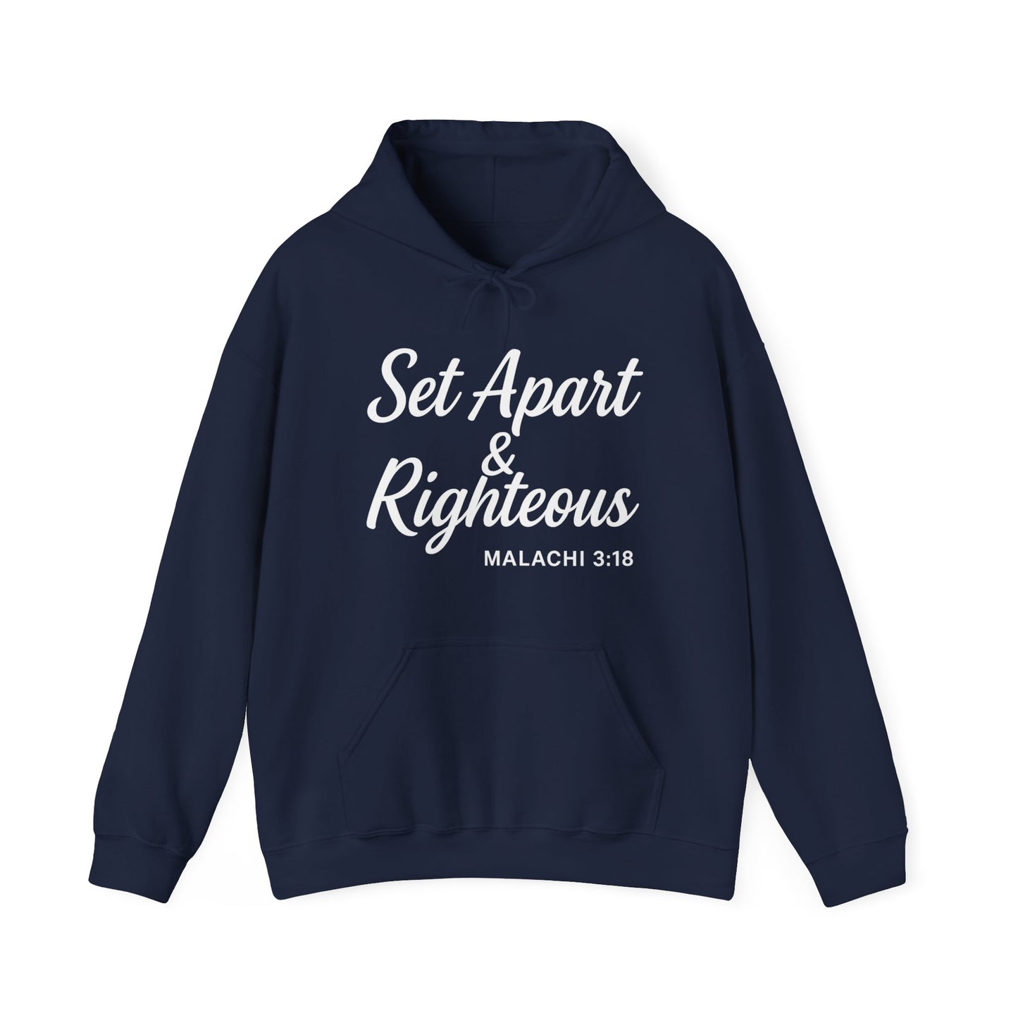 Set Apart & Righteous – Unisex Hoodie (Malachi 3:18)